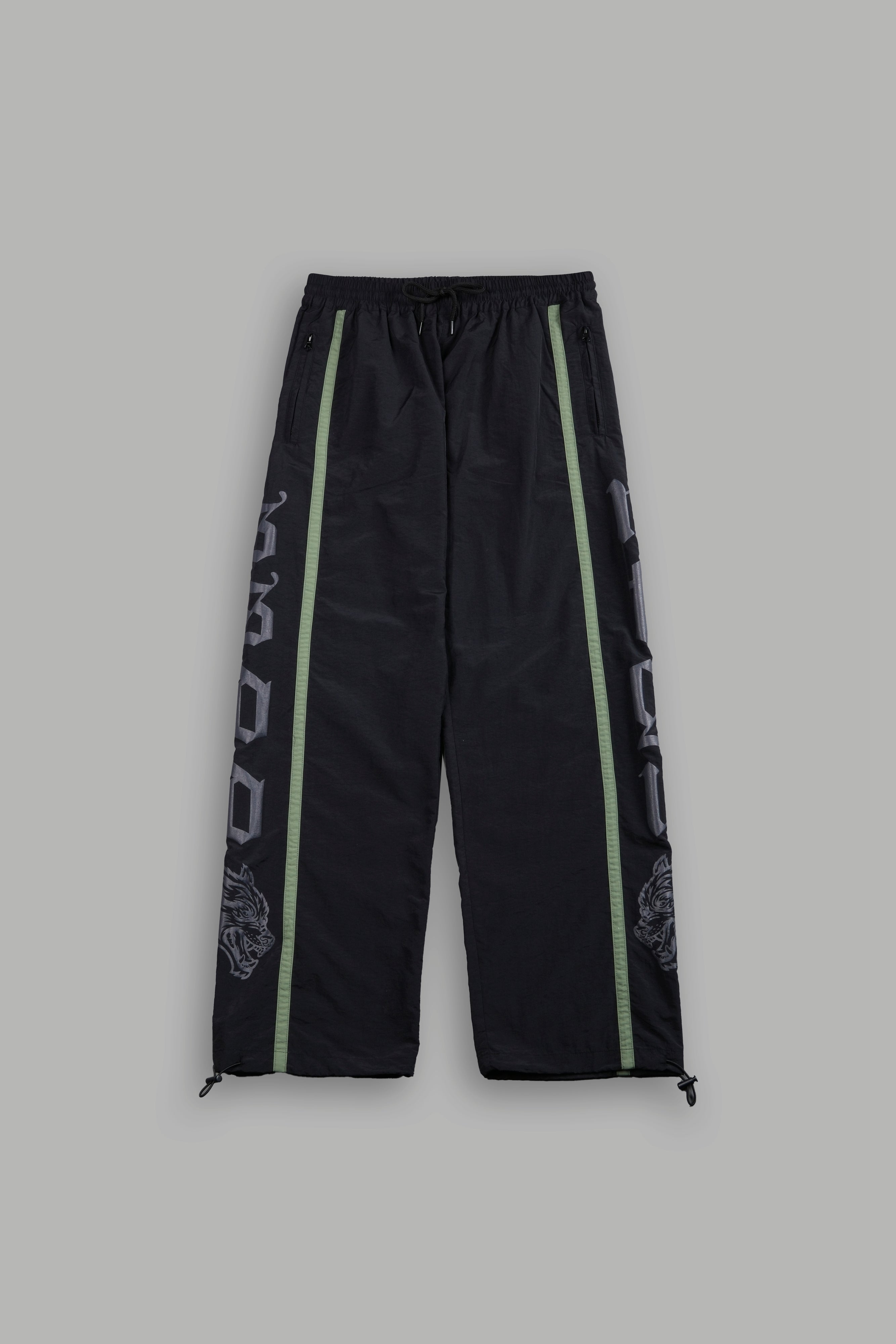 SSDDNFGU Remind Track Pants in Black/Norse Green