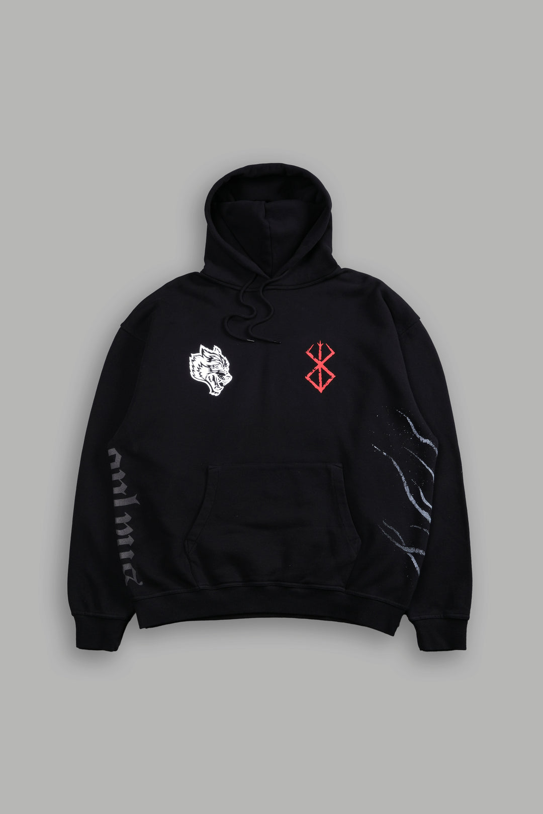 Darc Guts "Side-By-Side" Bishop Hoodie in Black