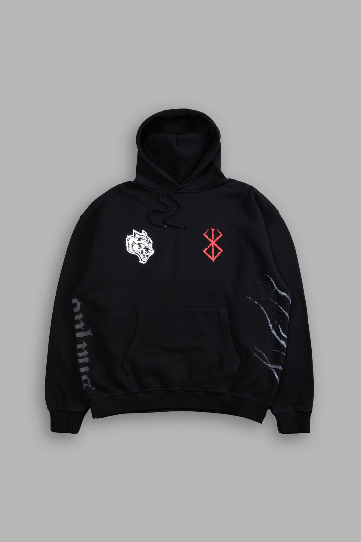 Darc Guts "Side-By-Side" Bishop Hoodie in Black