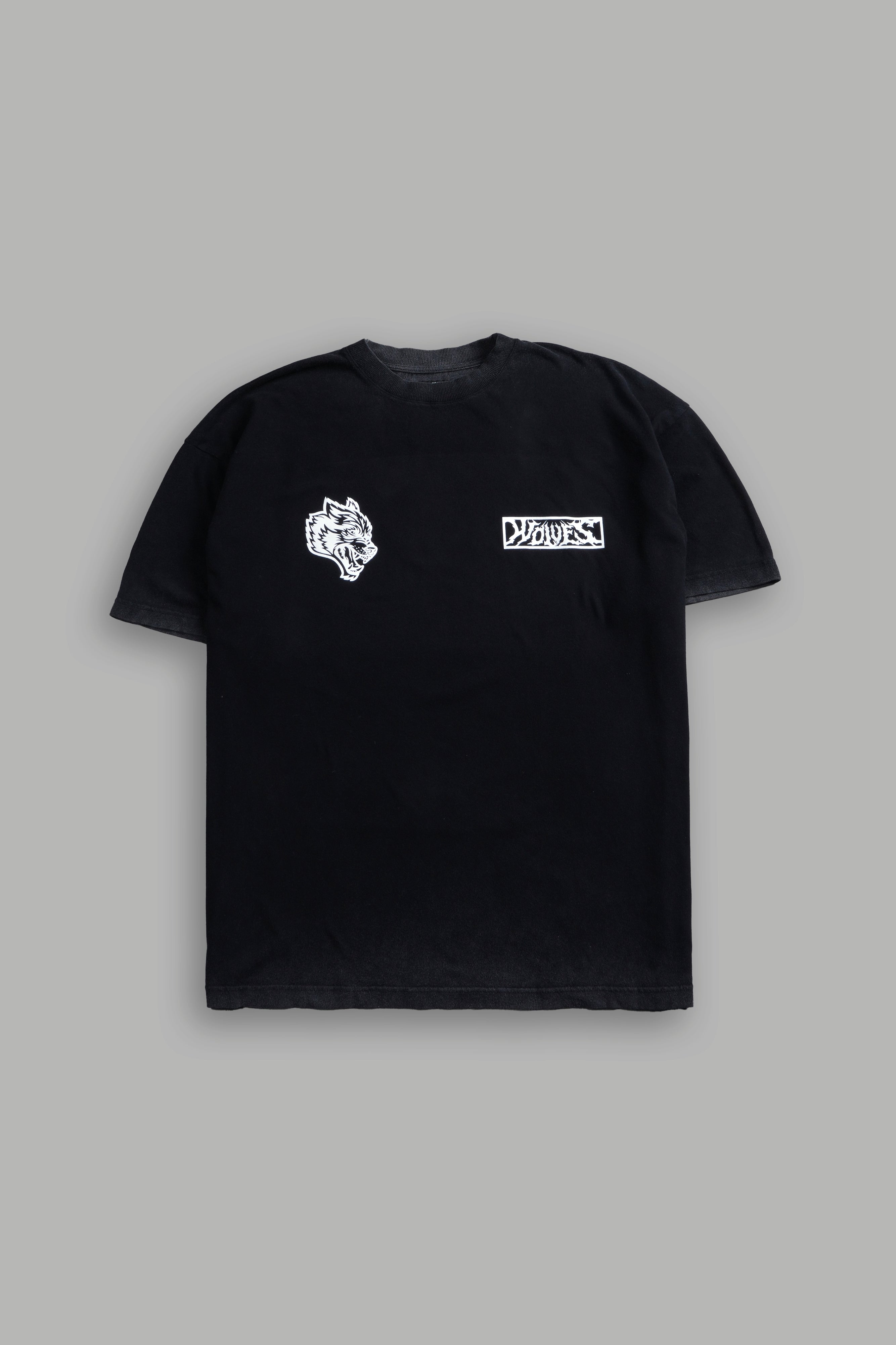 White Widow "Premium" Oversized Tee in Black