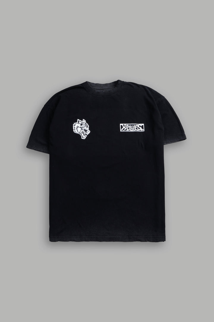 White Widow "Premium" Oversized Tee in Black