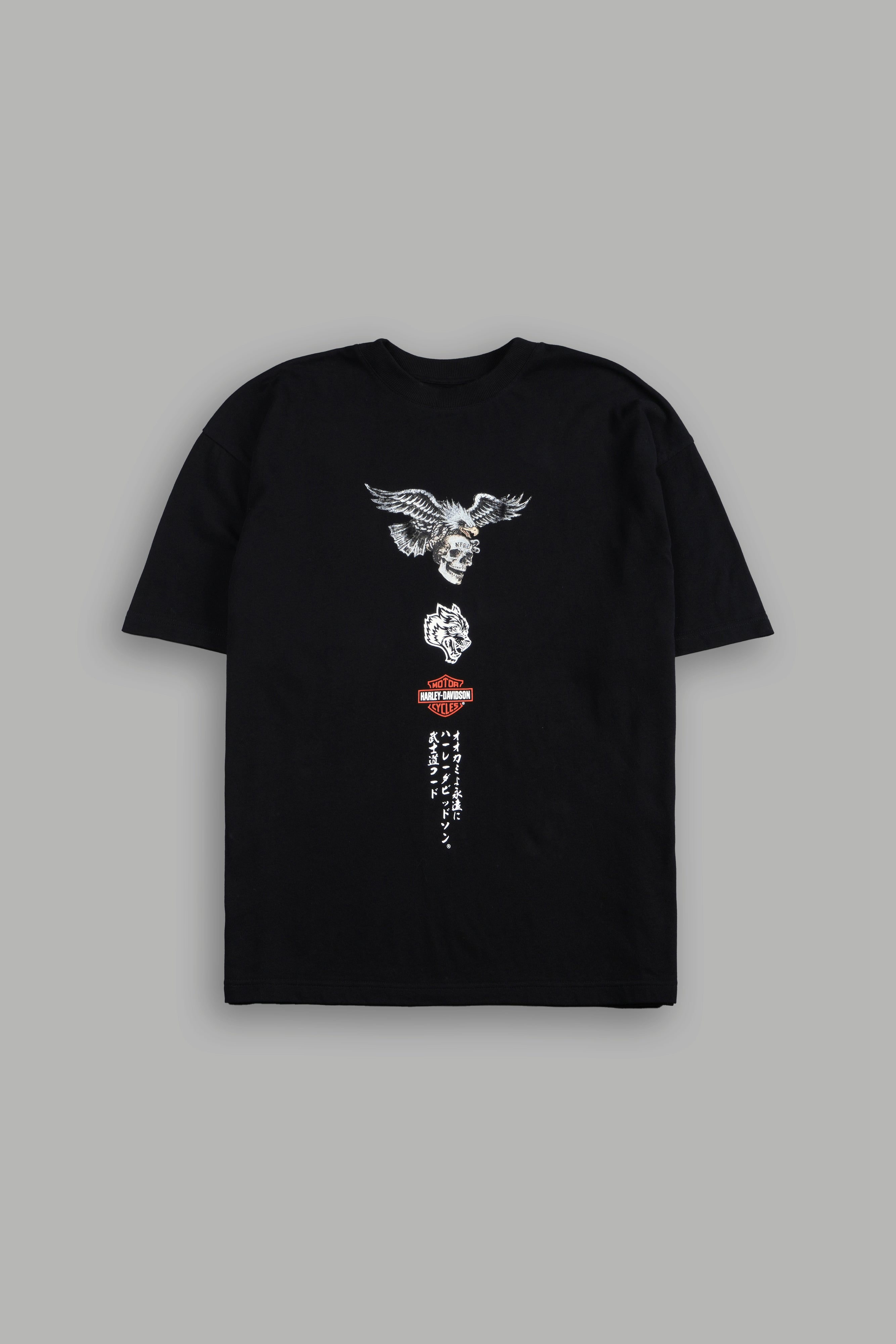 The Eagle & The Skull Premium Tee in Black