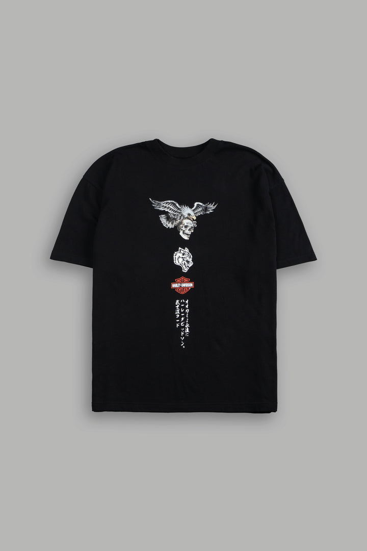 The Eagle & The Skull Premium Tee in Black