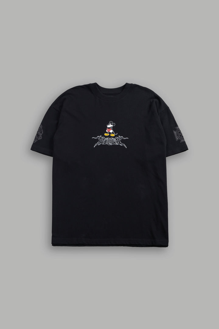 Mickey Wlvsfrvr Premium Oversized Tee in Black