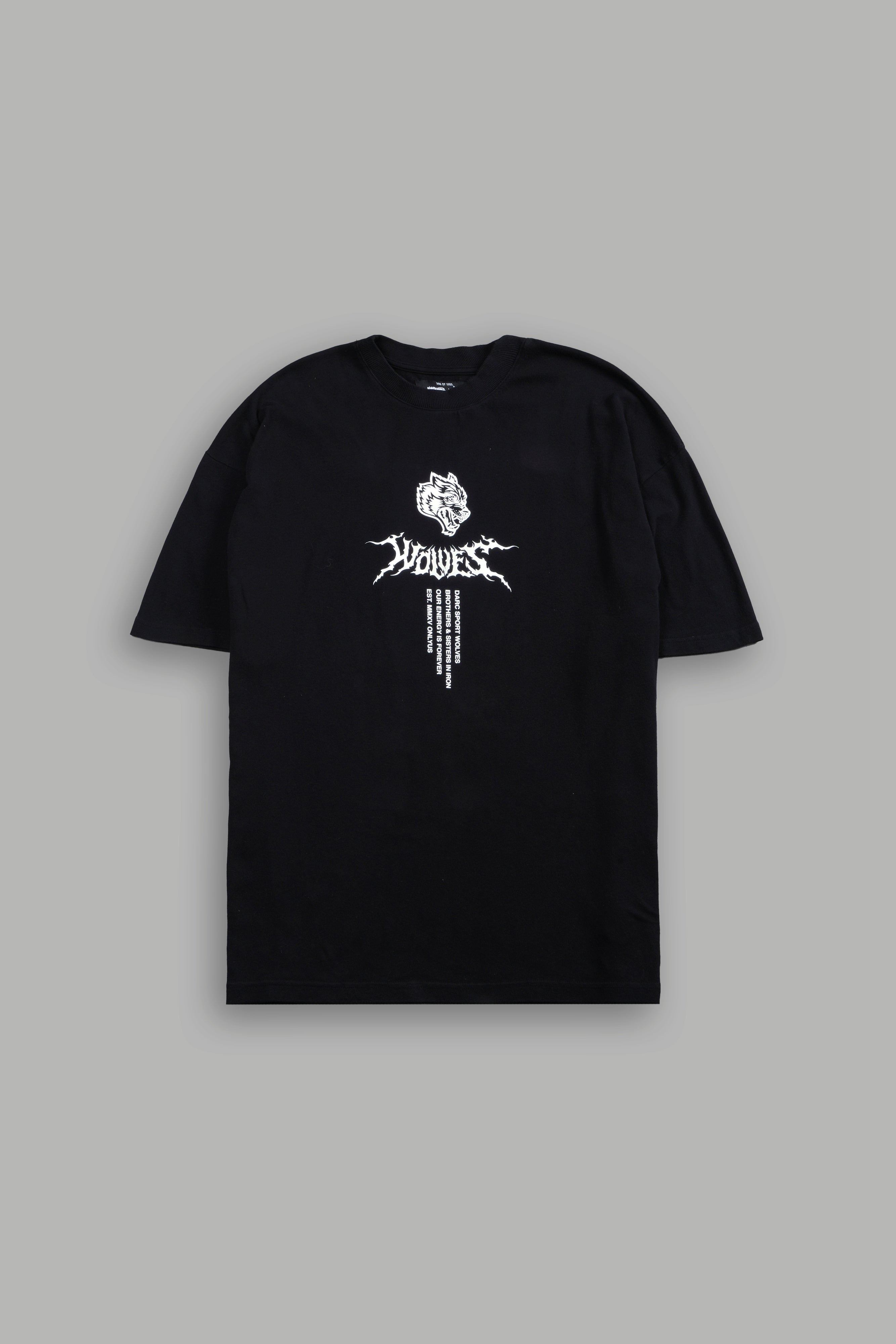 Live Forever Premium Oversized Tee in Black