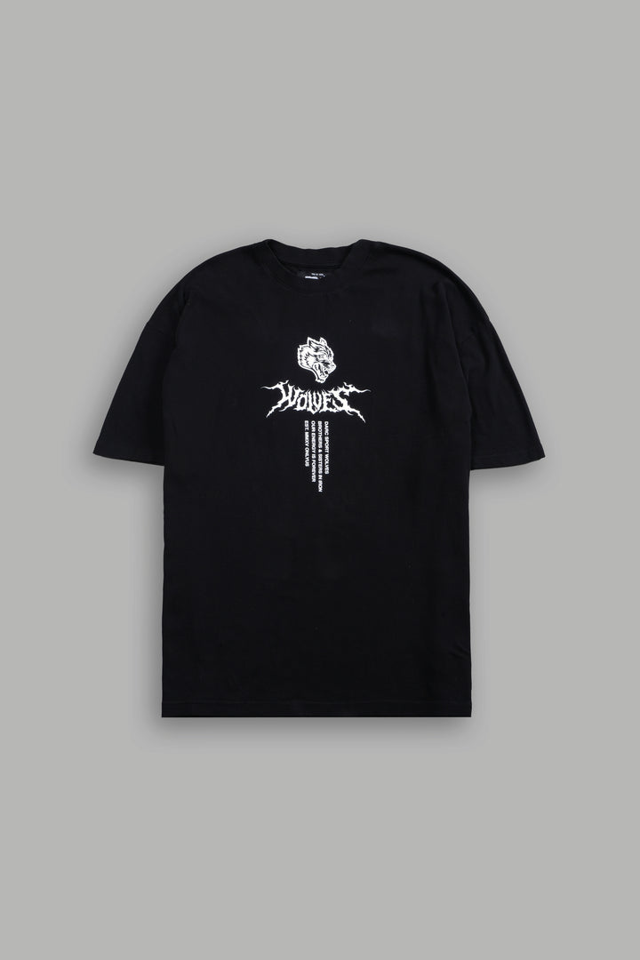 Live Forever Premium Oversized Tee in Black