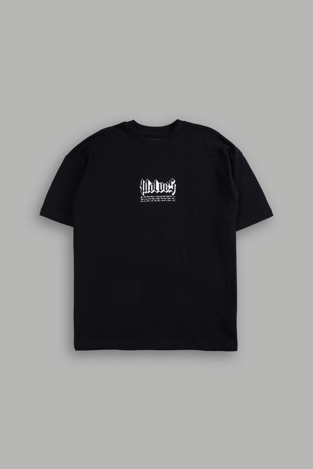 Twin Flame "Premium" Oversized Tee in Black
