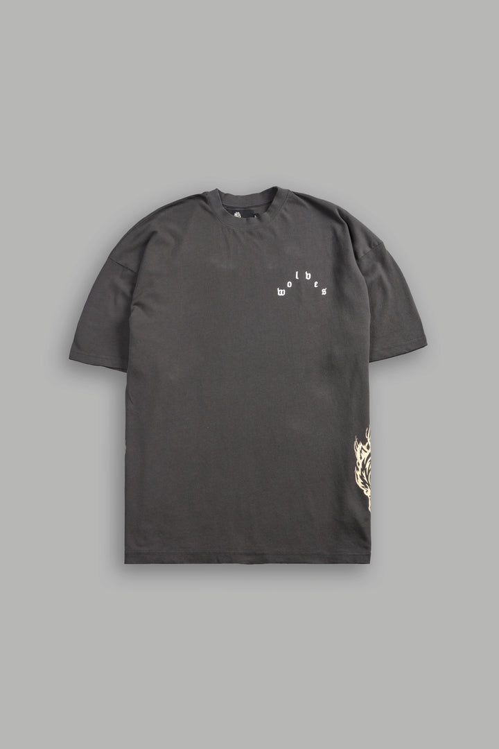 Lineage Frvr Premium Oversized Tee in Wolf Gray