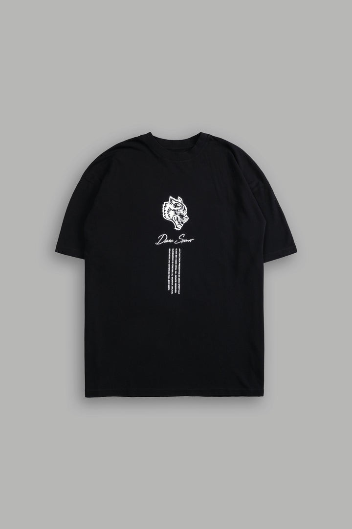 Soul Of Iron "Premium" Oversized Tee in Black