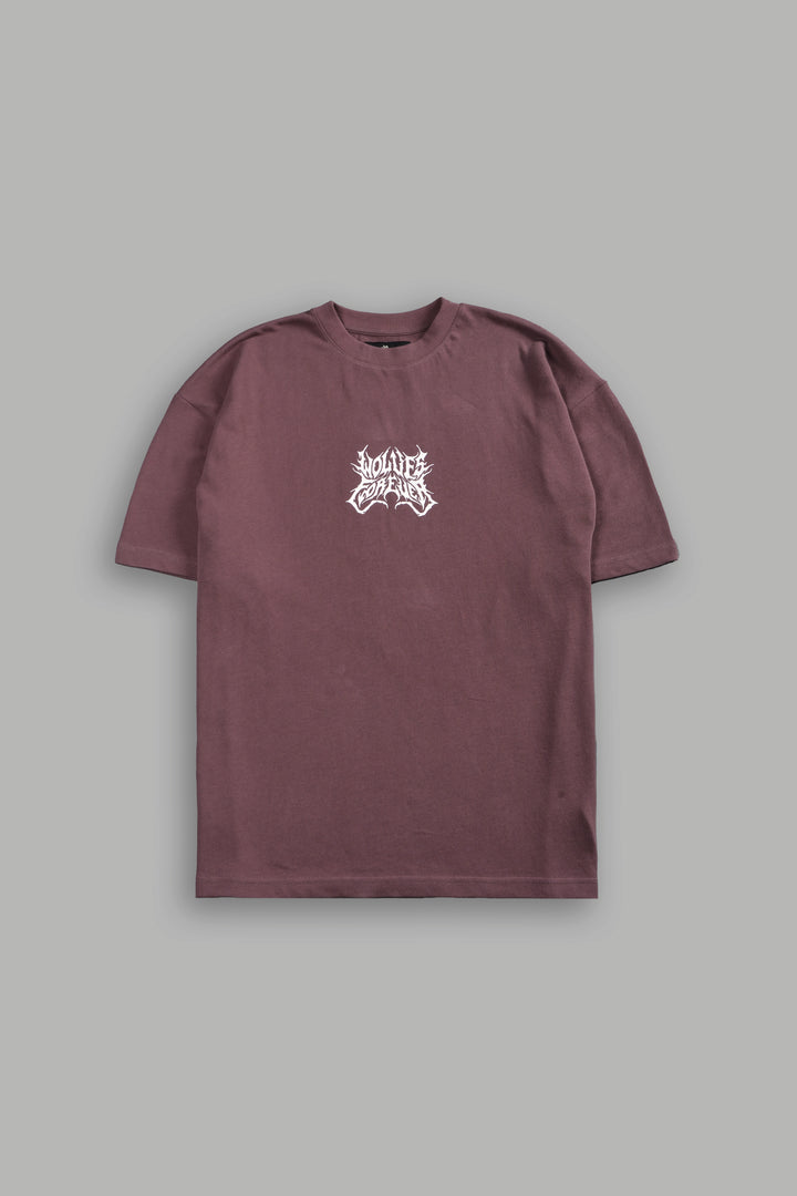 Grim Halo "Premium" Oversized Tee in Mauve