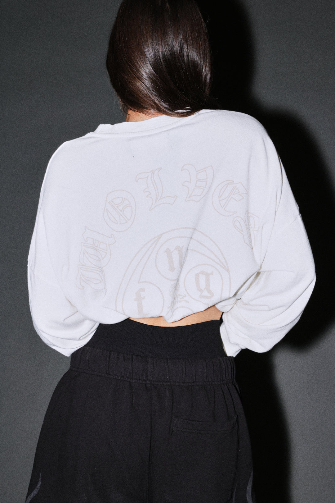 Kazoku Okami Premium Box Cut Ls Tee in Cream