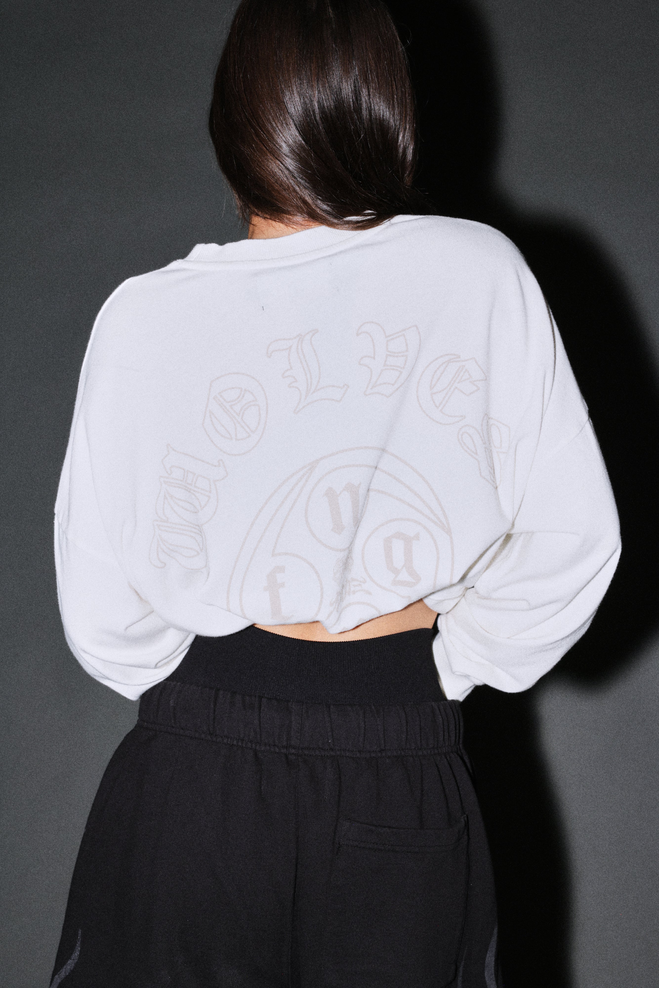Kazoku Okami Premium Box Cut Ls Tee in Cream
