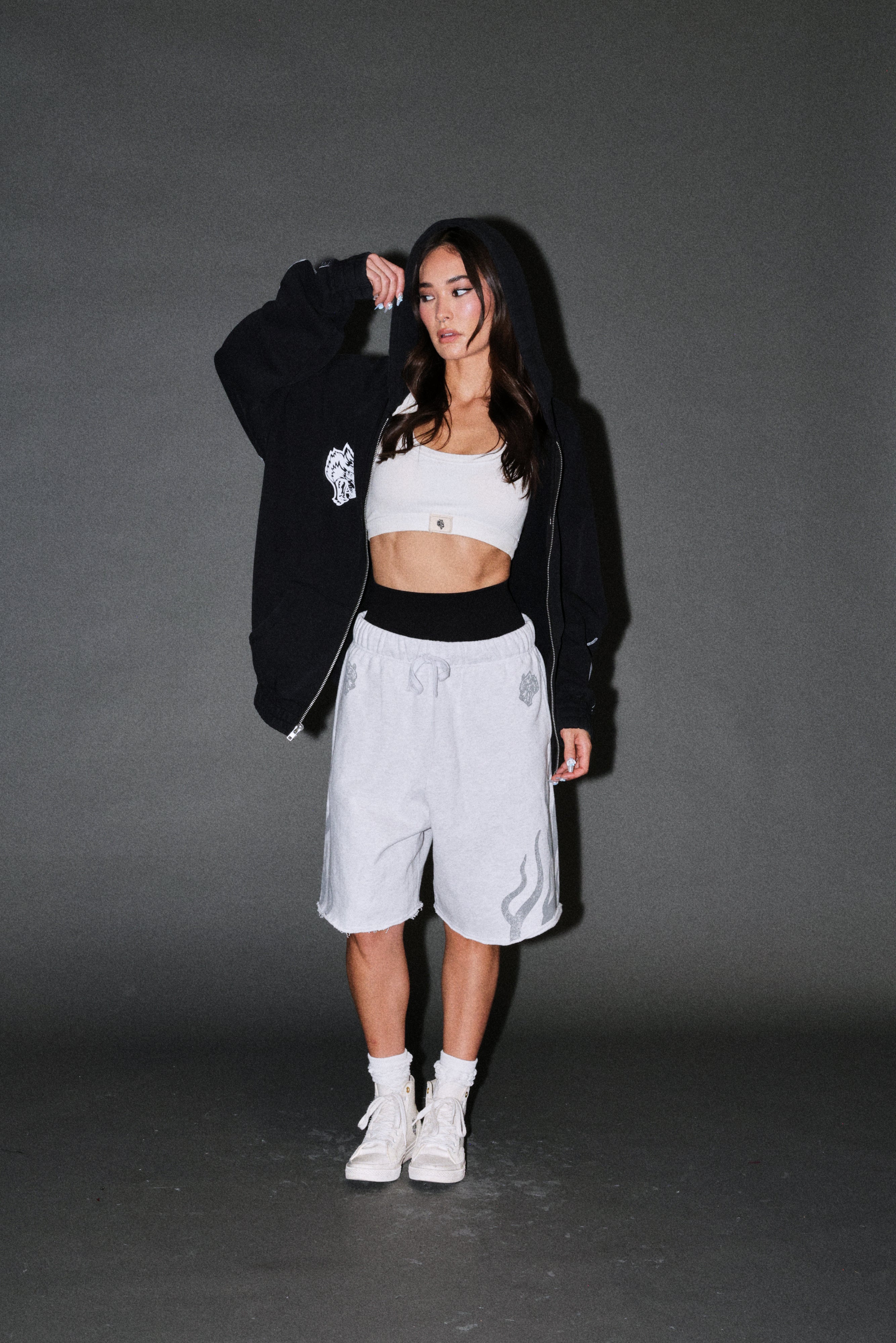 Our Code Chambers Zip Hoodie in Black