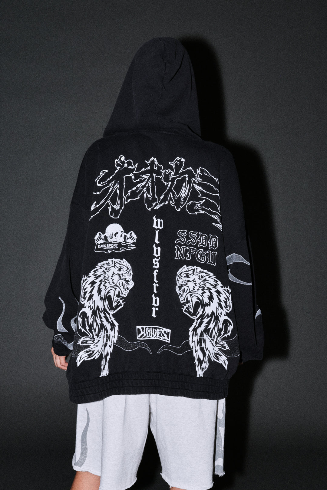 Our Code Chambers Zip Hoodie in Black