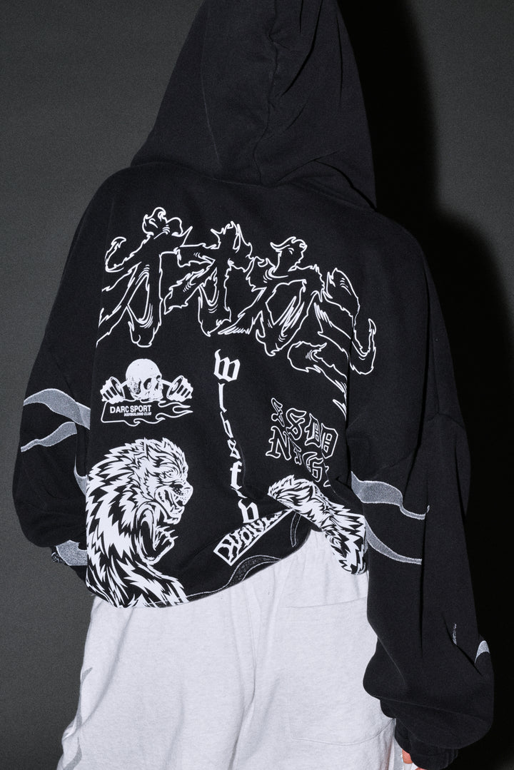 Our Code Chambers Zip Hoodie in Black