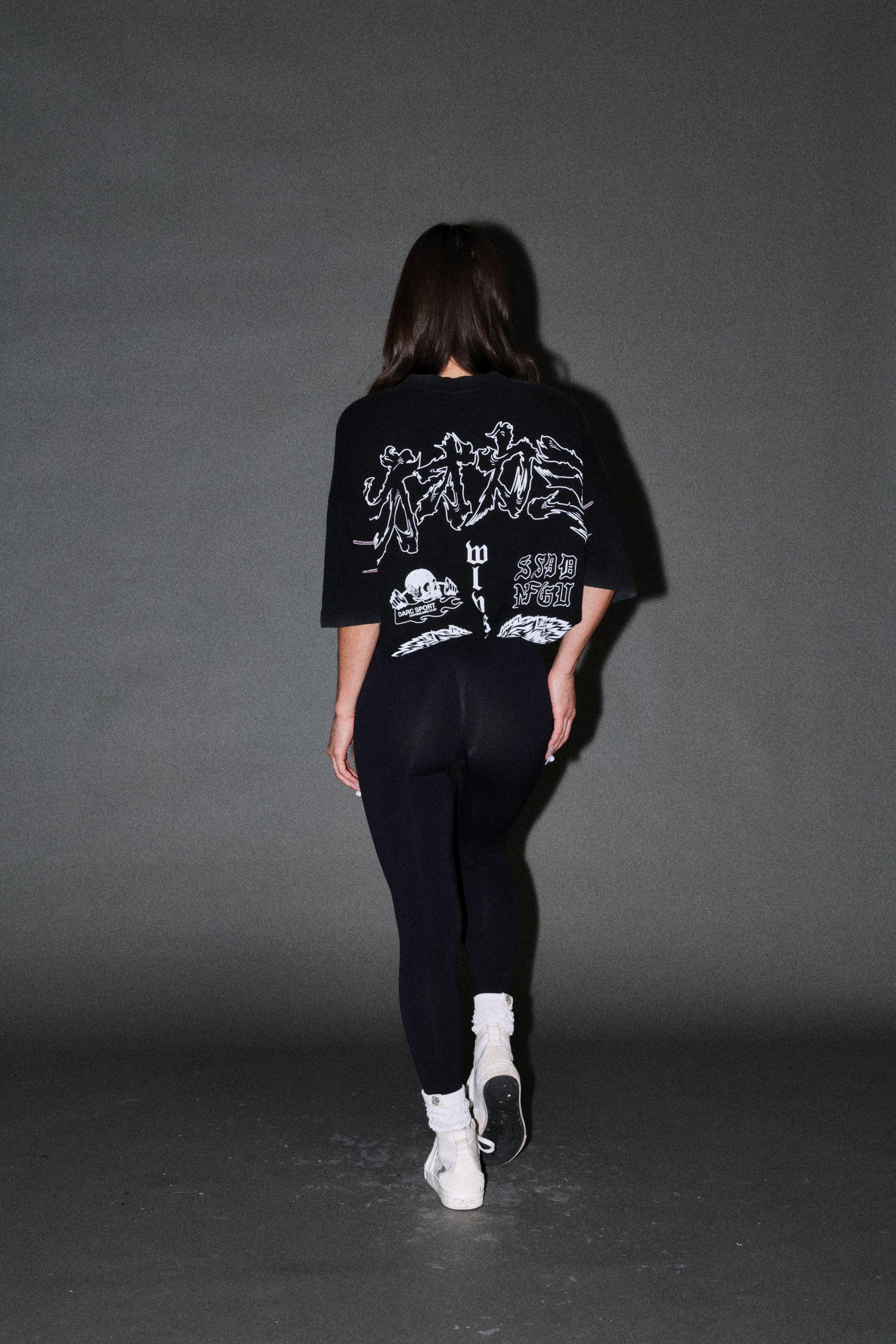 Our Code Premium Oversized Tee in Black