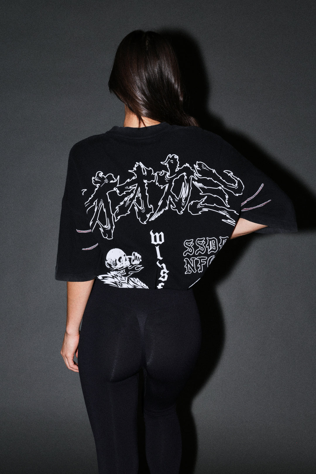 Our Code Premium Oversized Tee in Black