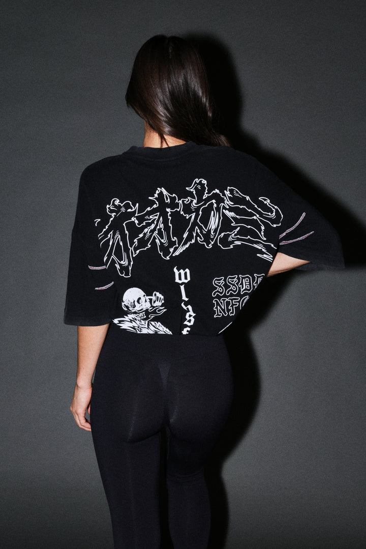 Our Code Premium Oversized Tee in Black