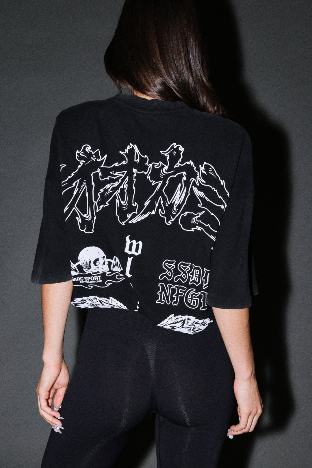 Our Code Premium Oversized Tee in Black