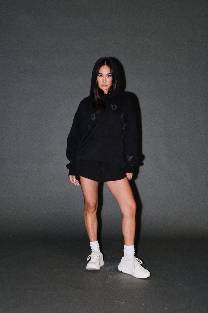 Scorpion Fire Pierce Hoodie in Black