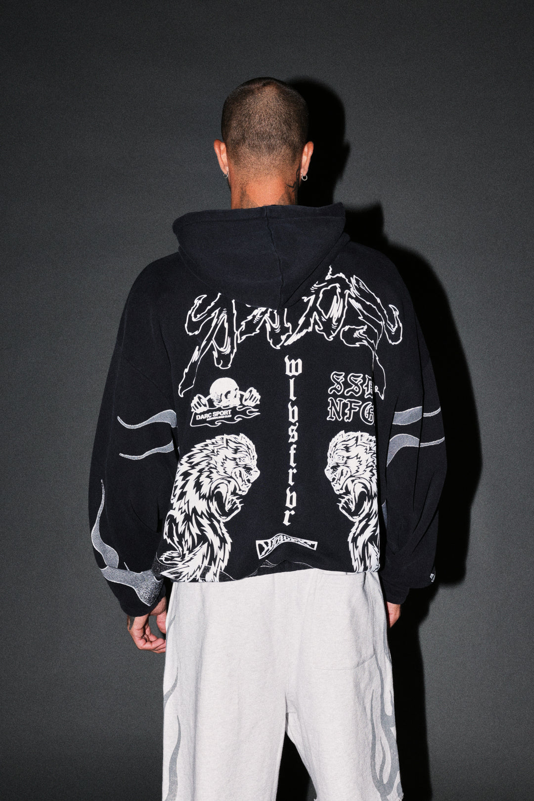 Our Code Chambers Zip Hoodie in Black