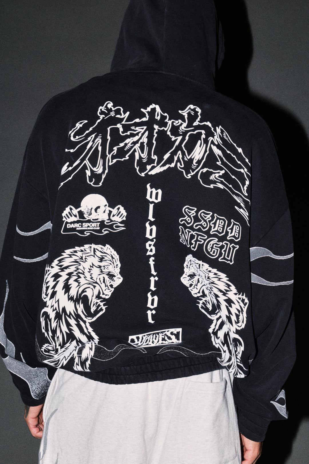 Our Code Chambers Zip Hoodie in Black