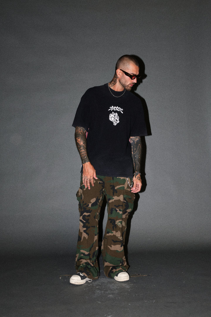 Our Code Premium Oversized Tee in Black