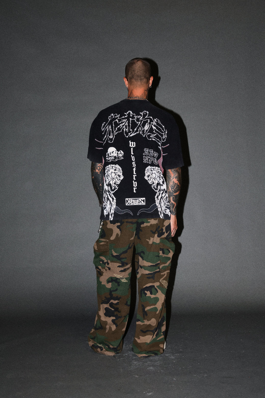 Our Code Premium Oversized Tee in Black