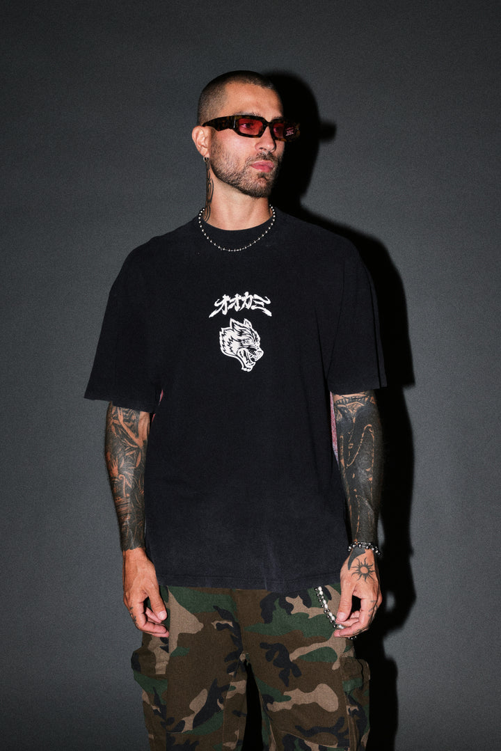 Our Code Premium Oversized Tee in Black