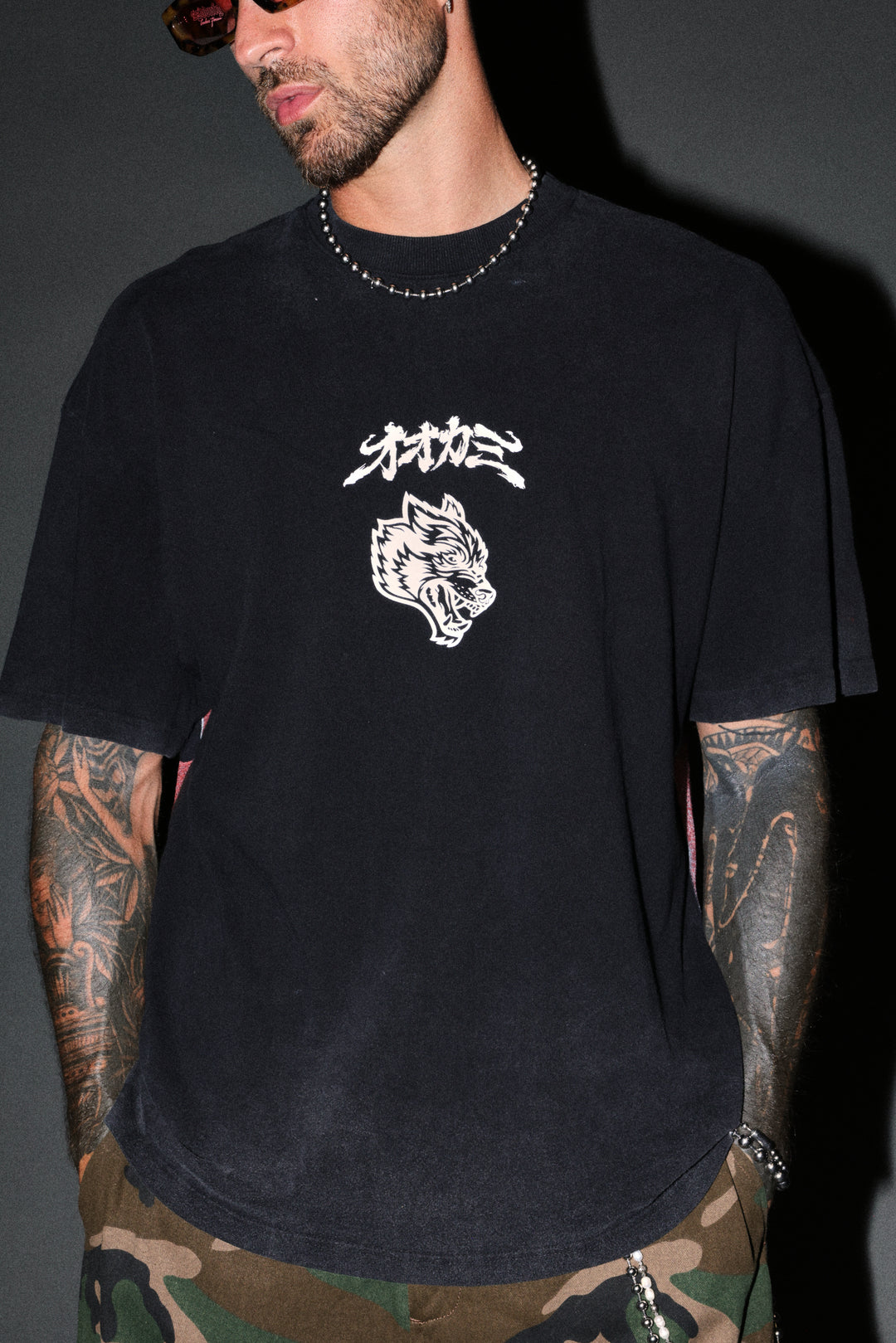 Our Code Premium Oversized Tee in Black
