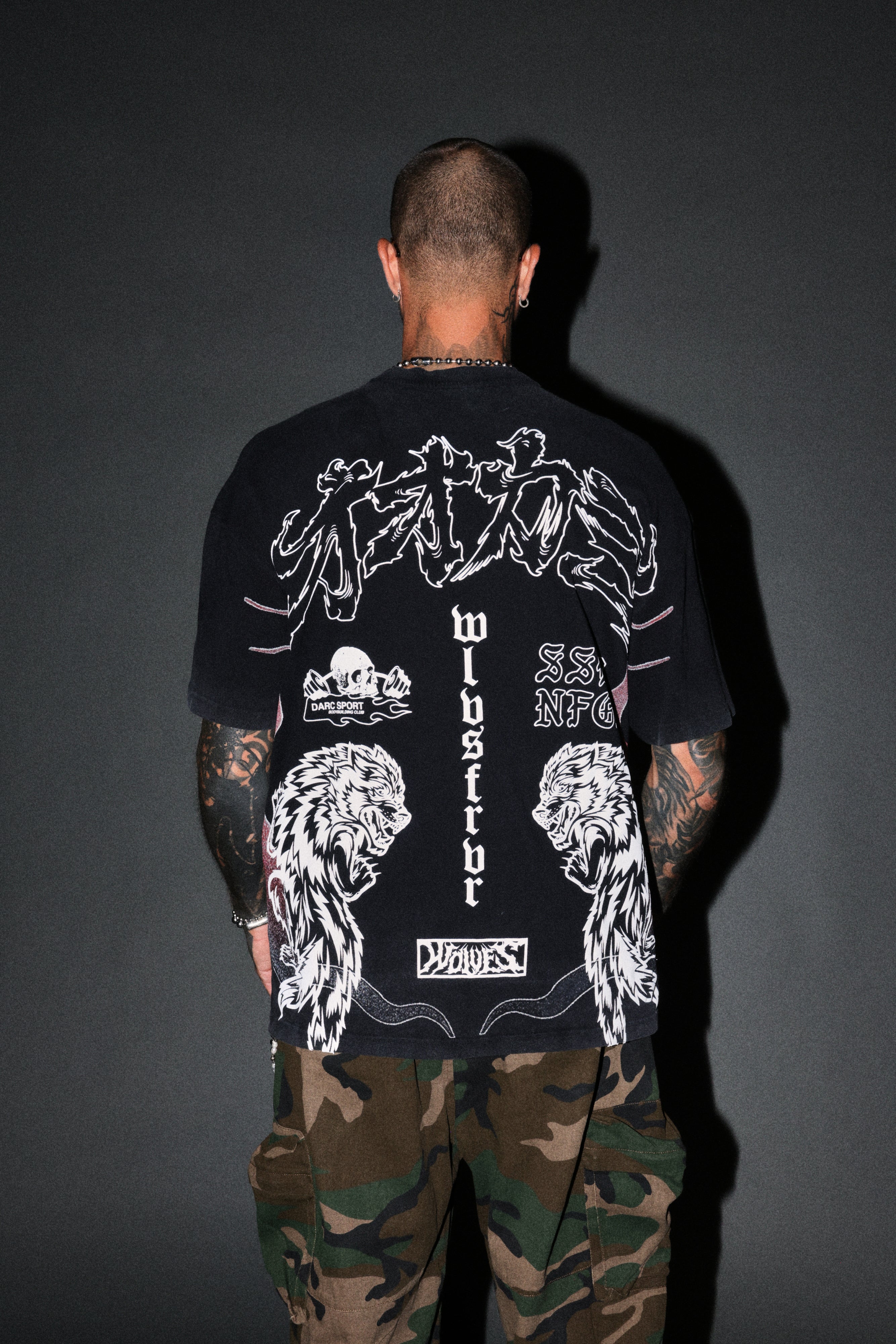 Our Code Premium Oversized Tee in Black