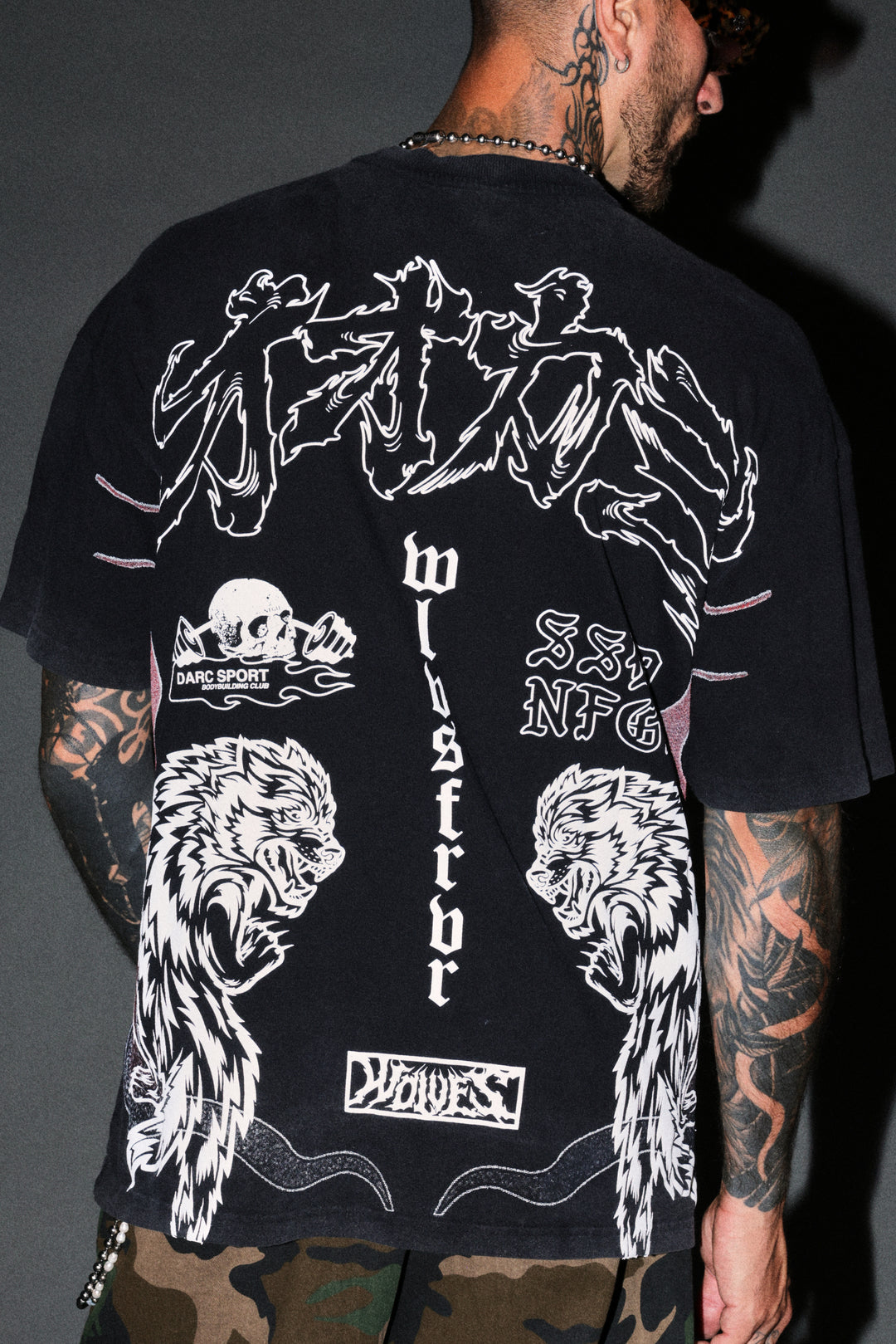 Our Code Premium Oversized Tee in Black