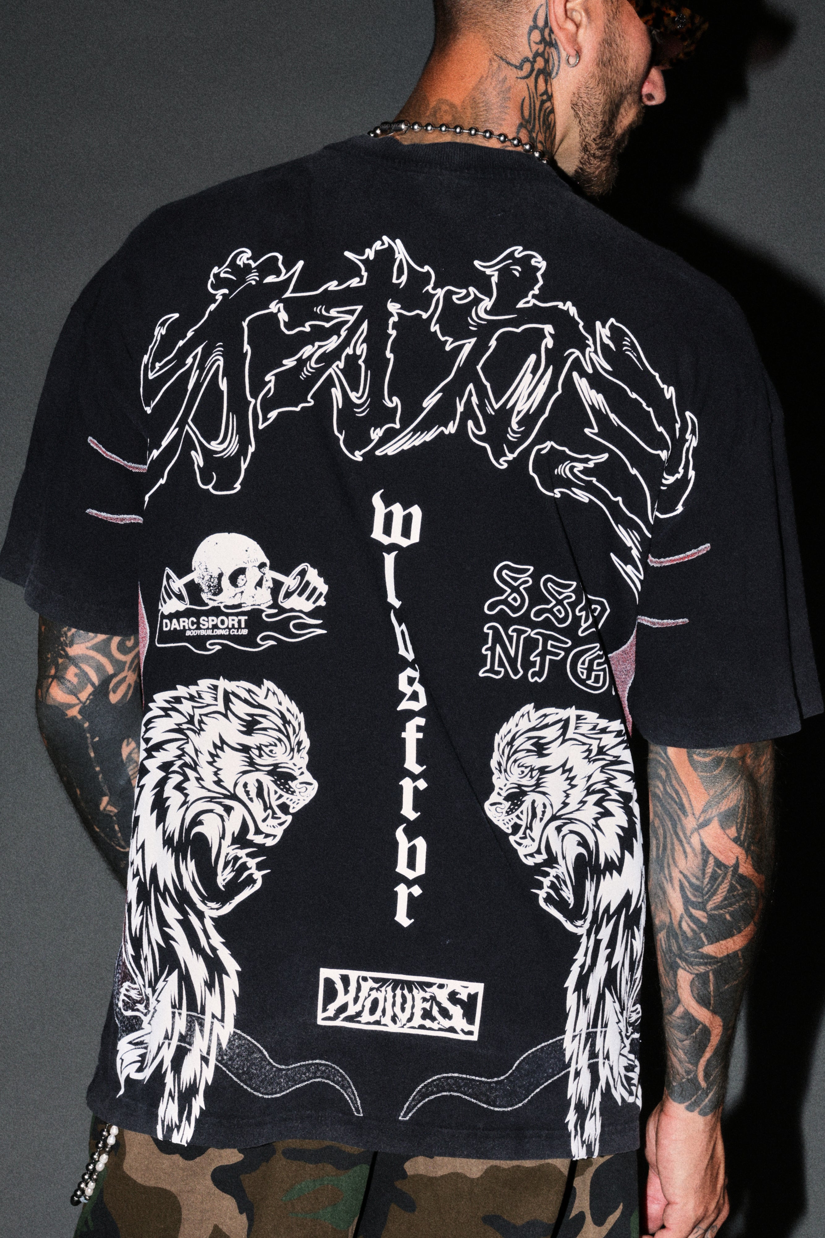 Our Code Premium Oversized Tee in Black