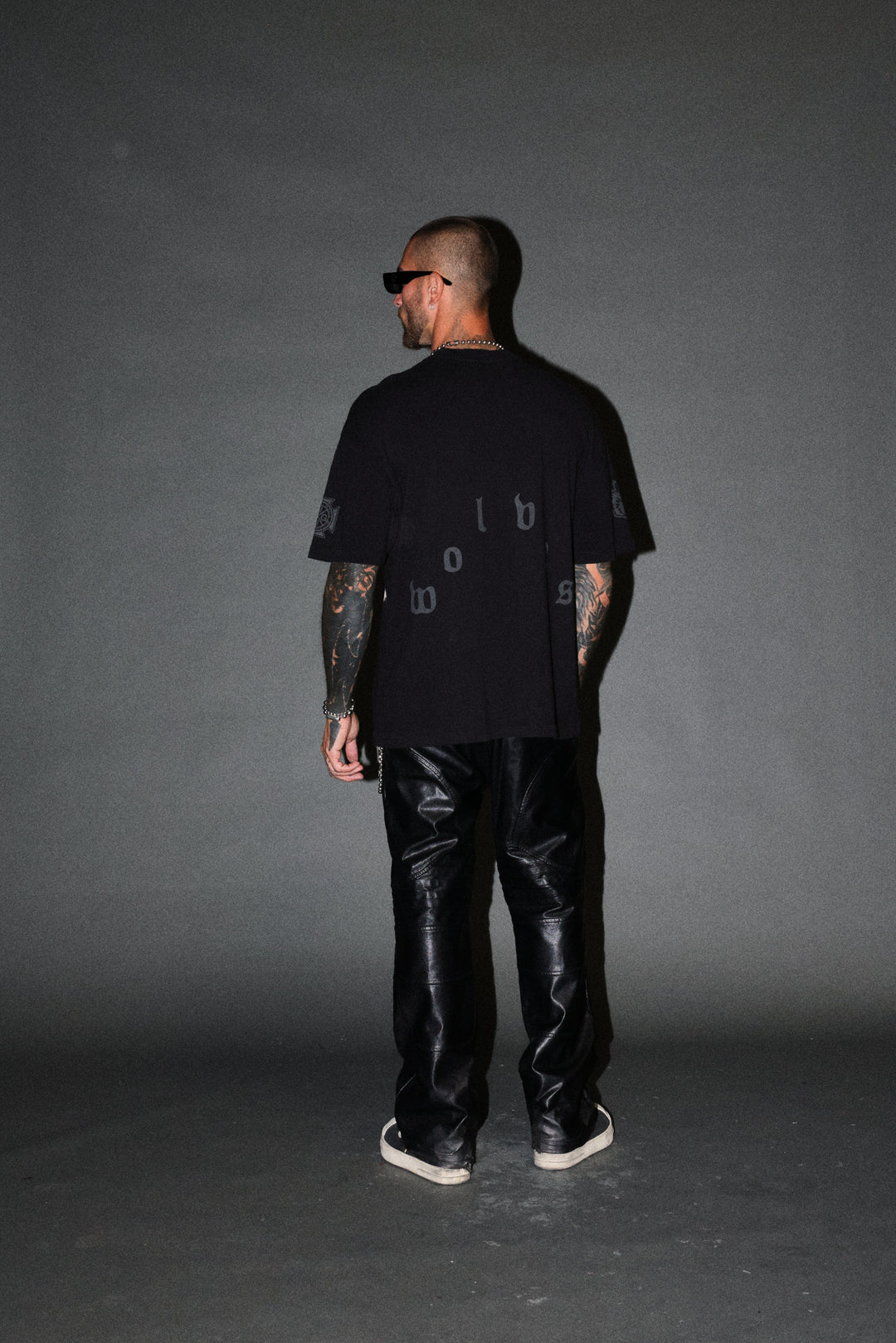Scorpion Fire Premium Oversized Tee in Black