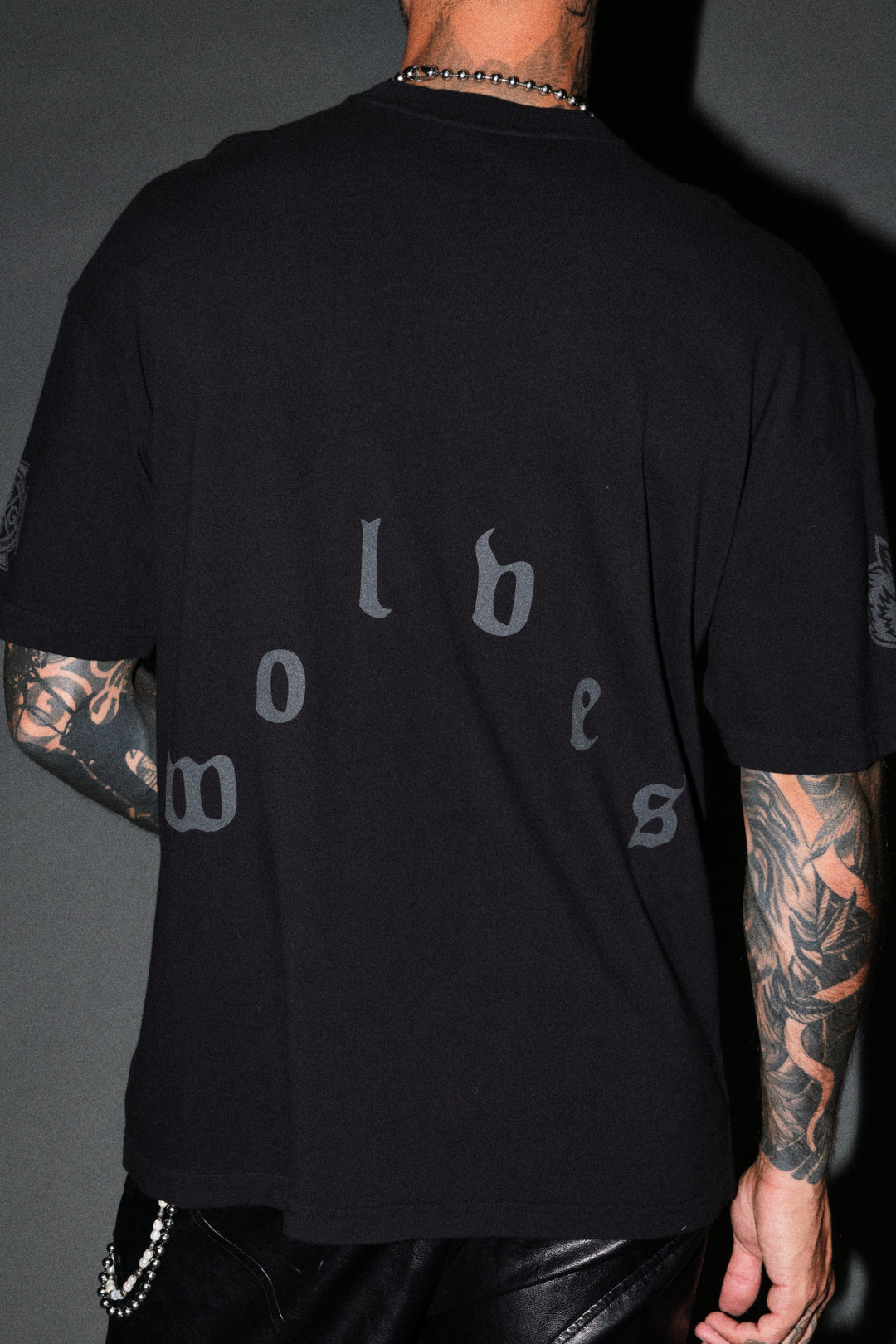 Scorpion Fire Premium Oversized Tee in Black