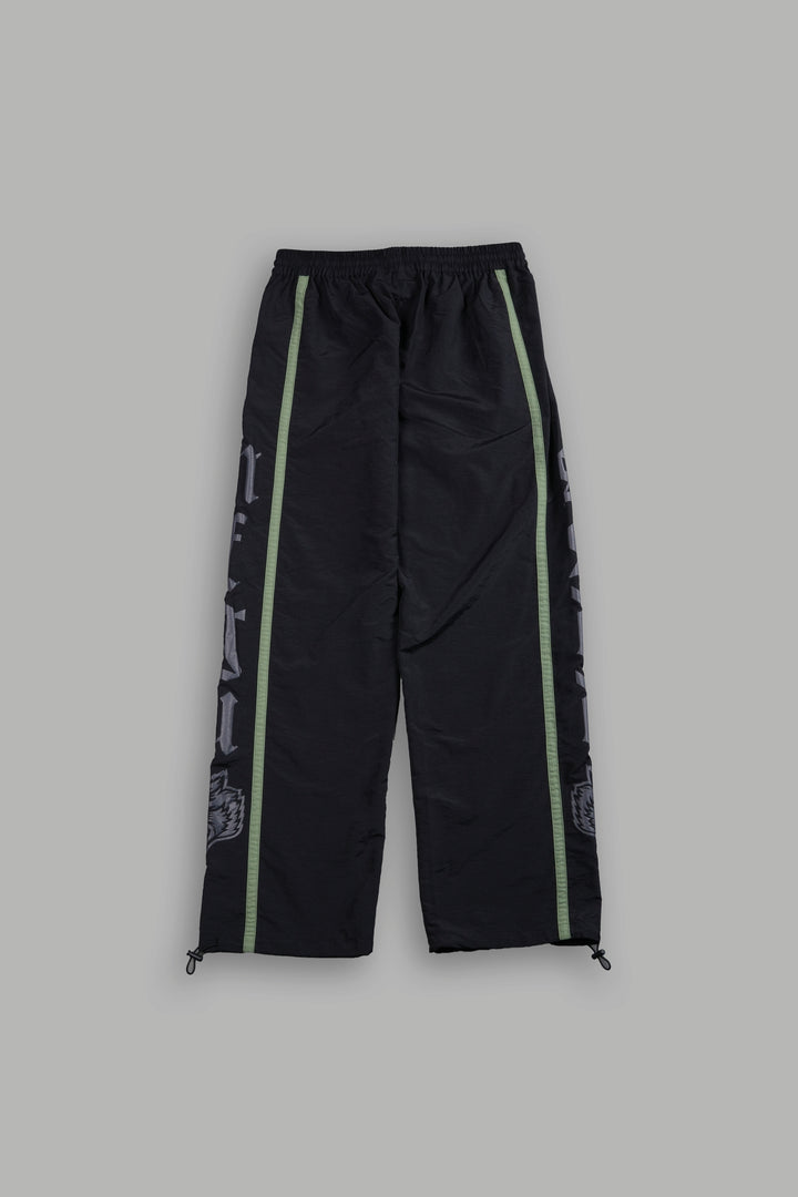 SSDDNFGU Remind Track Pants in Black/Norse Green