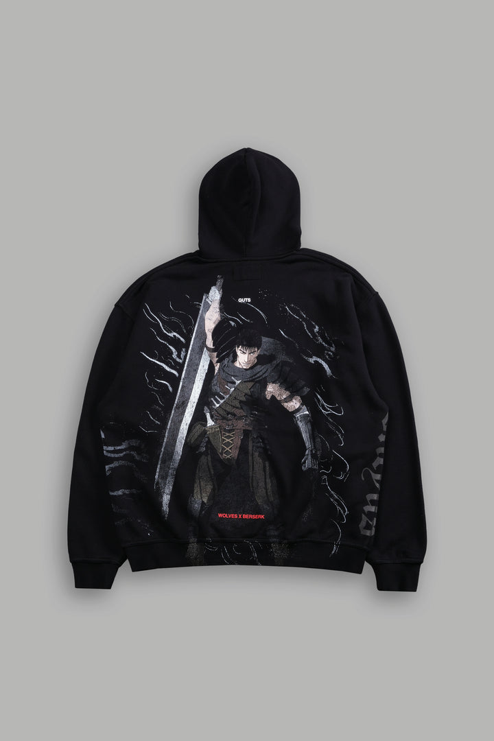 Darc Guts "Side-By-Side" Bishop Hoodie in Black