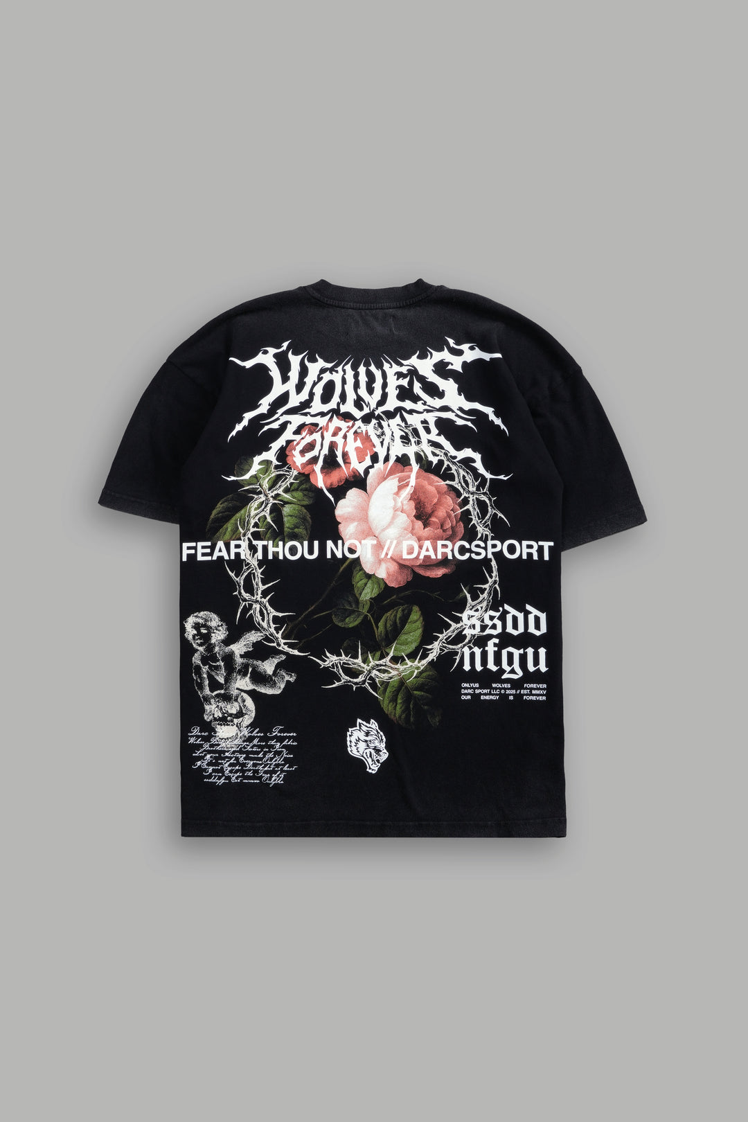 Our Virtue Oversized "Premium" Unisex Tee in Black