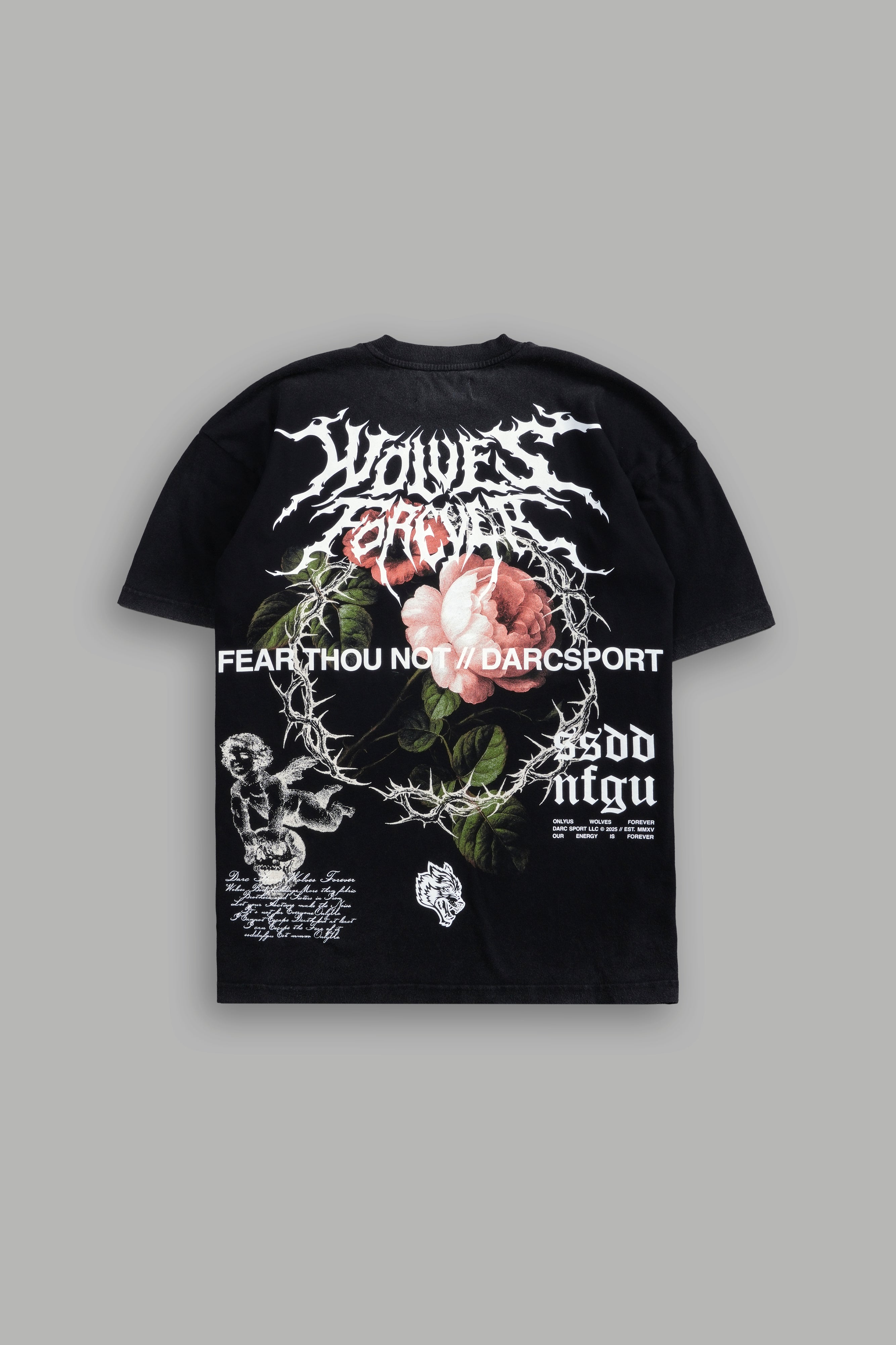 Our Virtue Oversized "Premium" Unisex Tee in Black