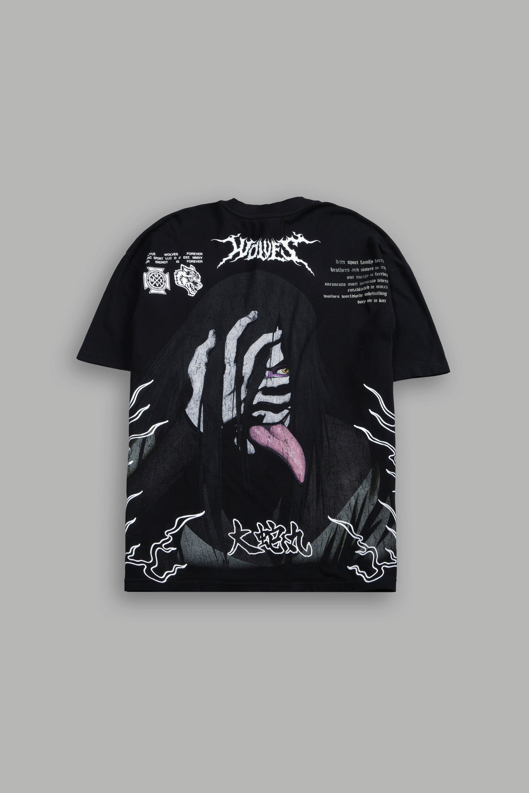 Live Forever Premium Oversized Tee in Black