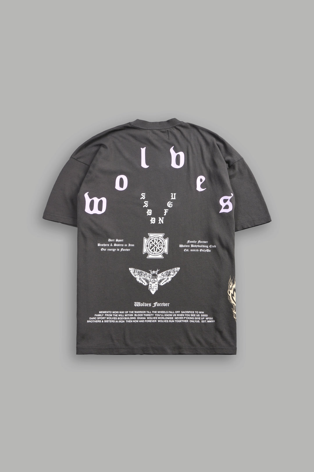 Lineage Frvr Premium Oversized Tee in Wolf Gray
