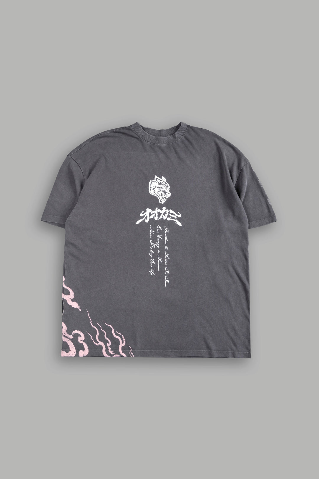 Darc Yokai Premium Oversized Tee in Slate Gray