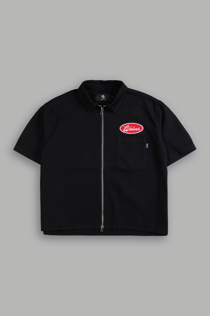Our Lane Vince Shirt in Black