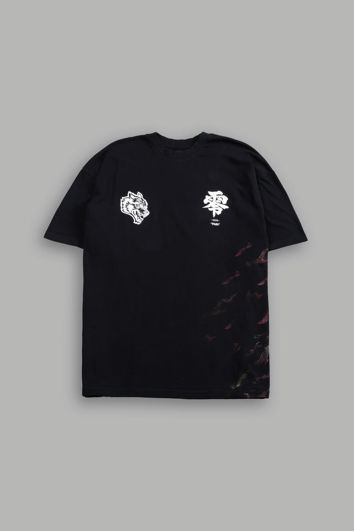 Infernal Pain Premium Oversized Tee in Black