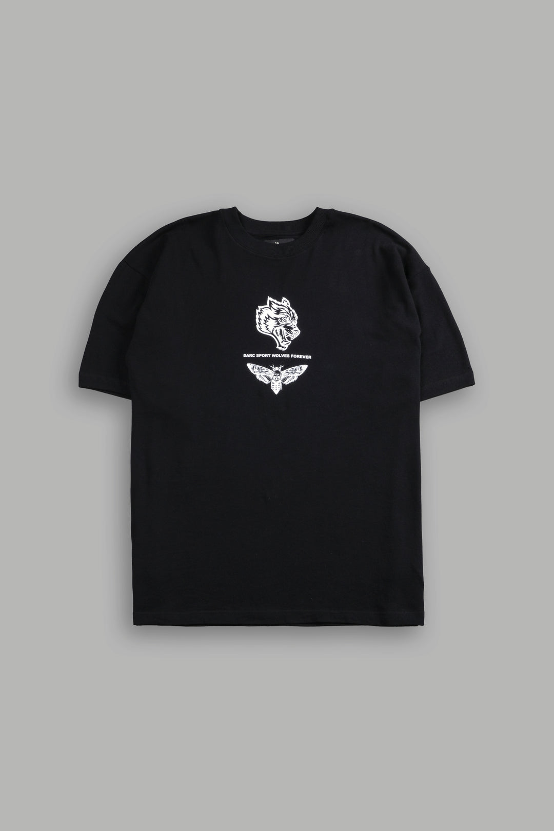 Hesh Flames Unisex "Premium" Oversized Tee in Black