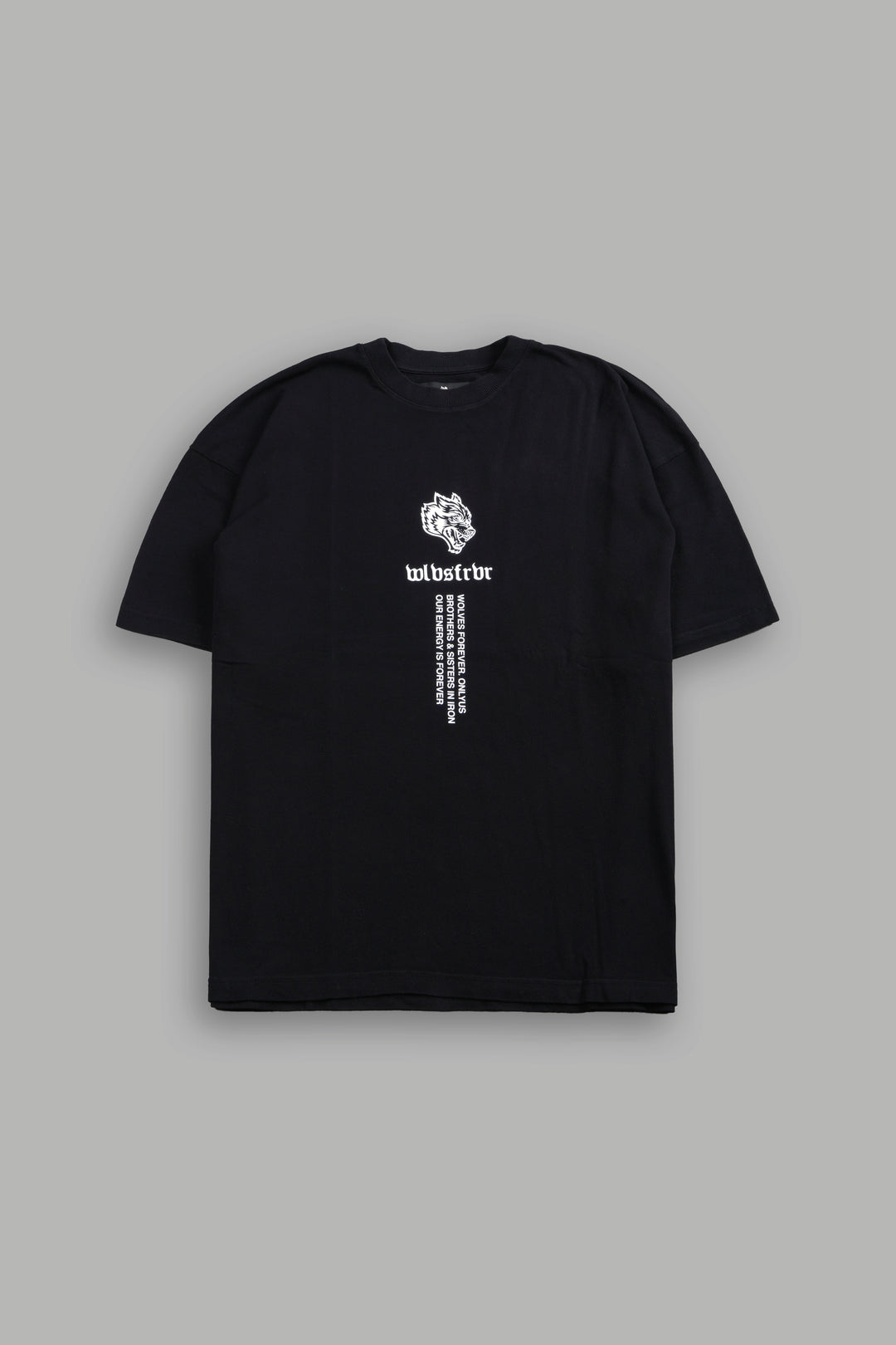 Soul Of Iron V2 Premium Oversized Tee in Black