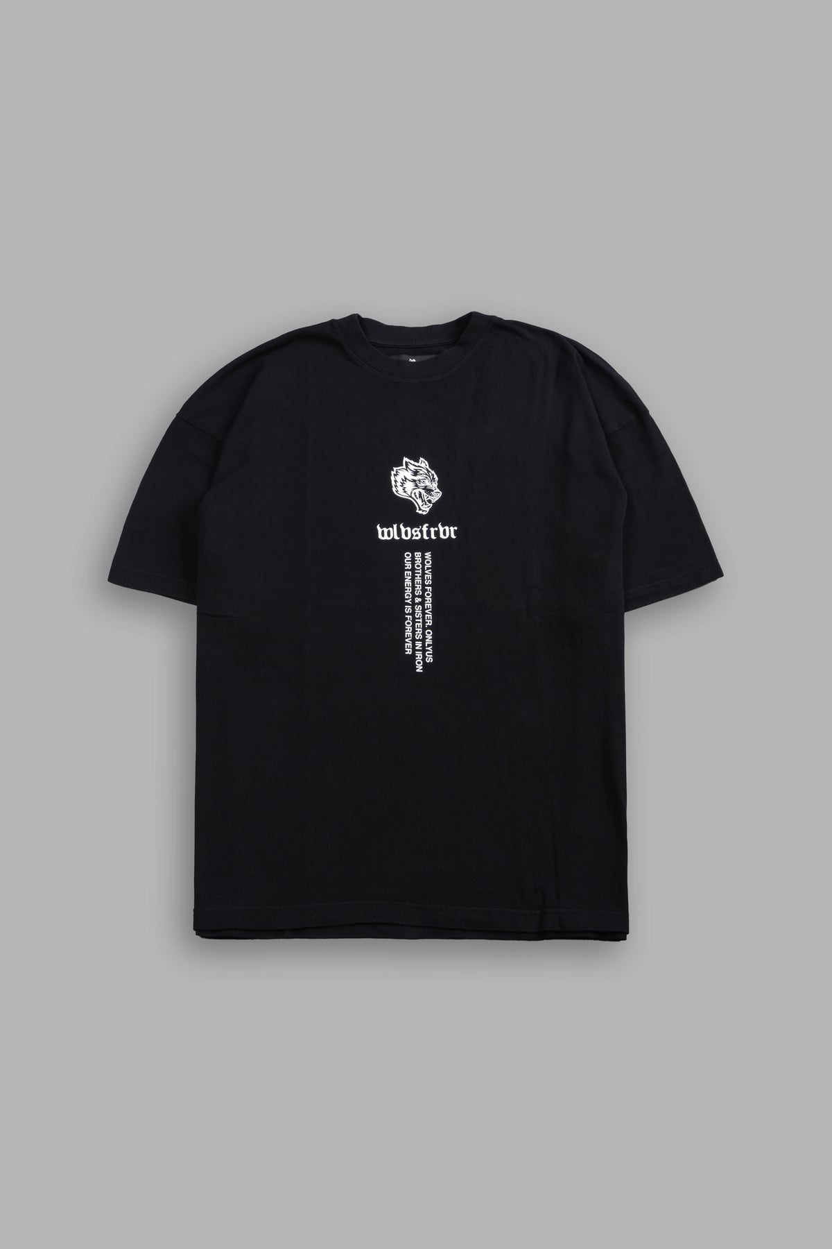 Soul Of Iron V2 Premium Oversized Tee in Black