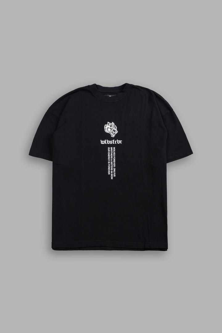 Soul Of Iron V2 Premium Oversized Tee in Black