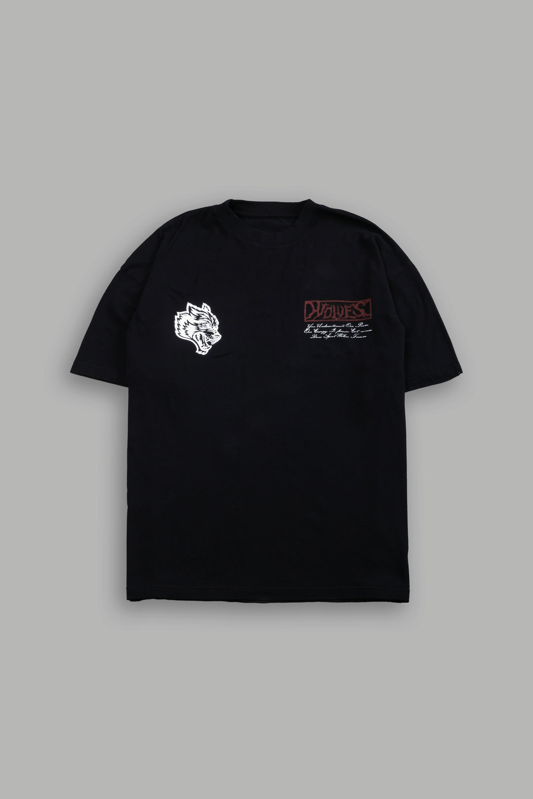 (1 Of 500) Charred Destiny "Premium" Oversized Tee in Black