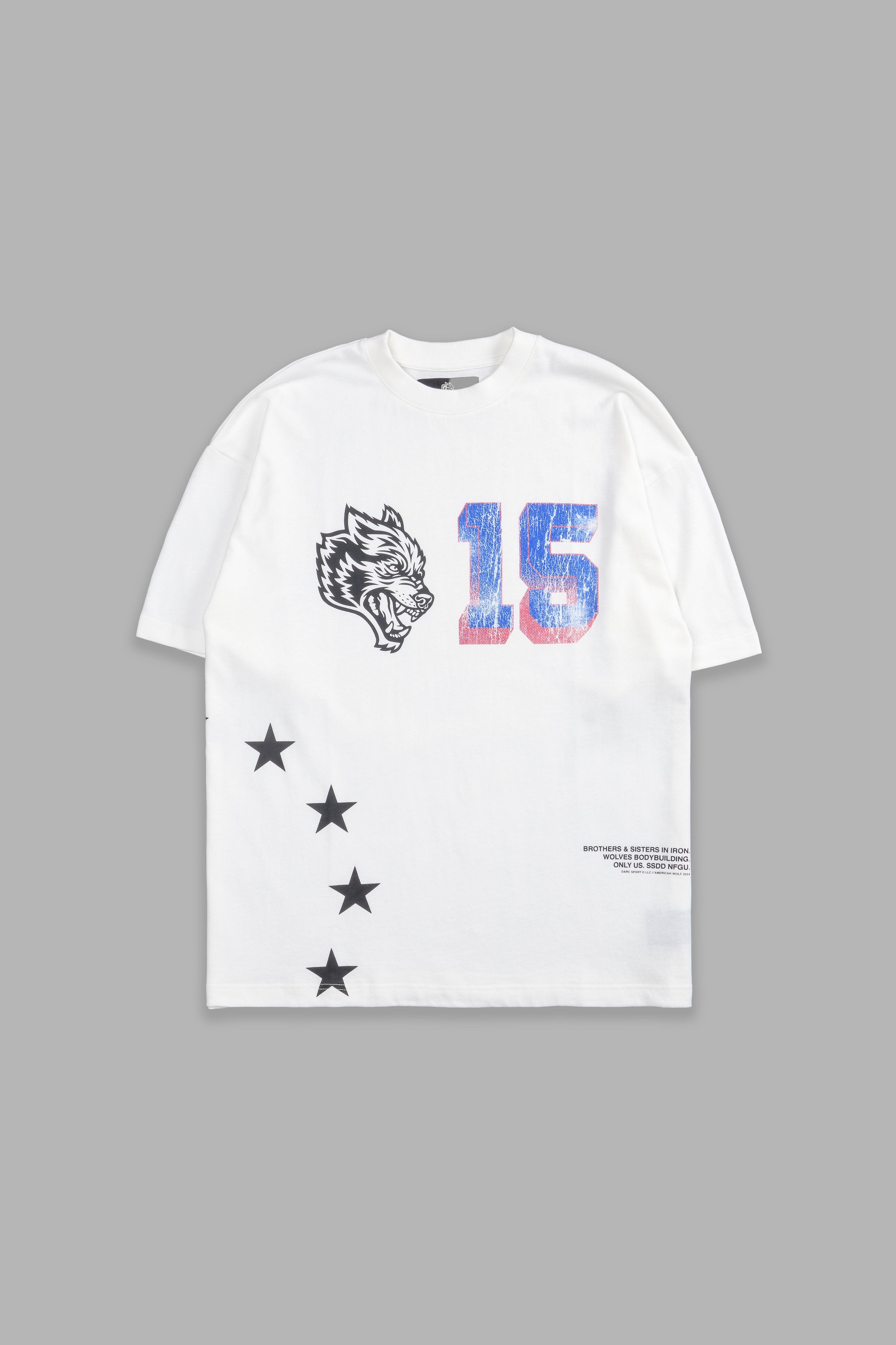 New York New York "Premium" Oversized Tee in Cream